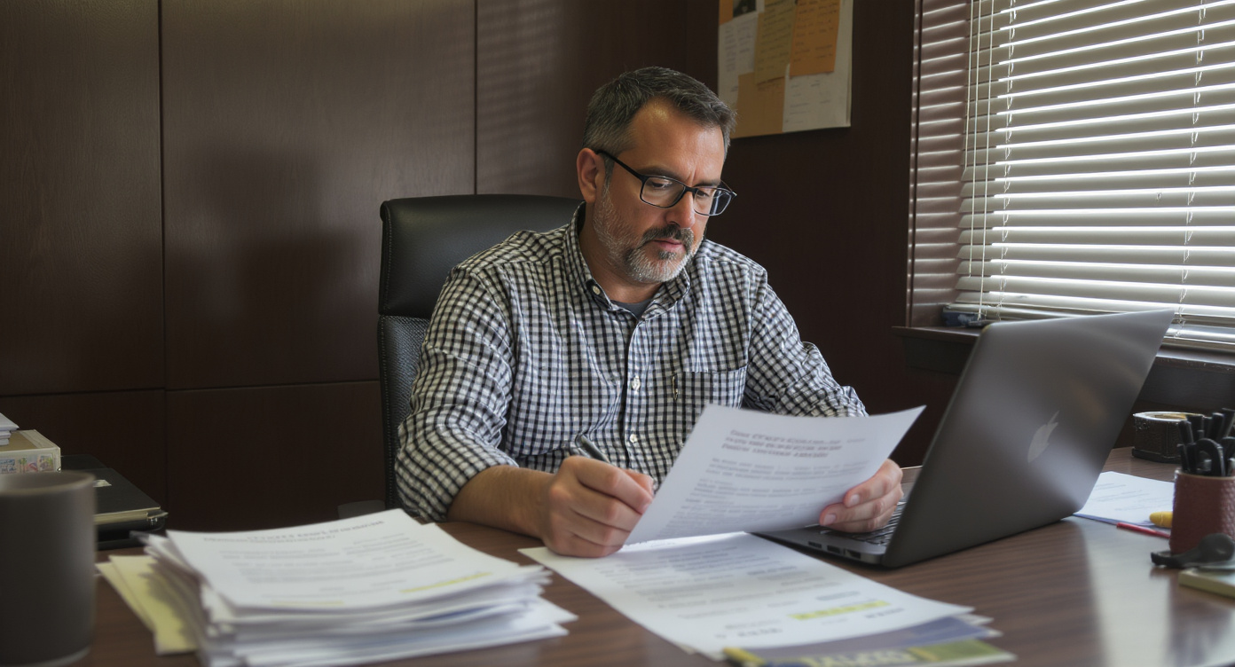 At year-end the auditor compares the policy's class codes against payroll records and certificates of insurance from every general contractor the crew worked for.