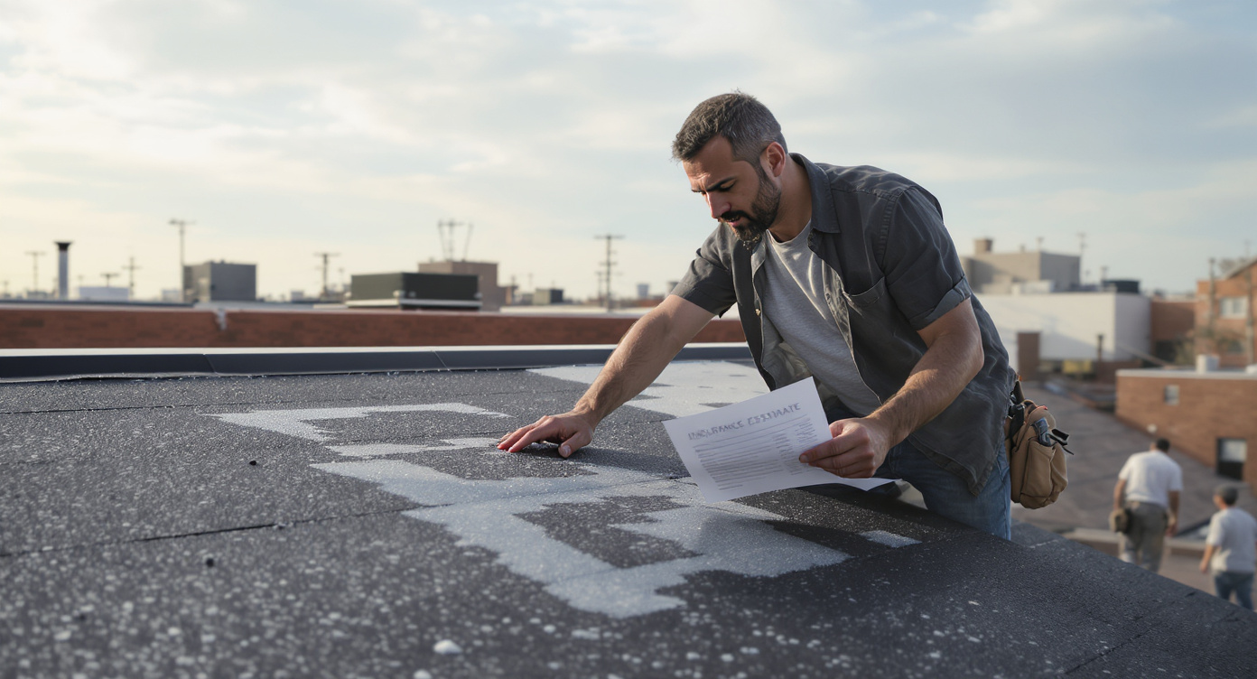 Most commercial roof claims hinge on age and condition documented before the storm hits.