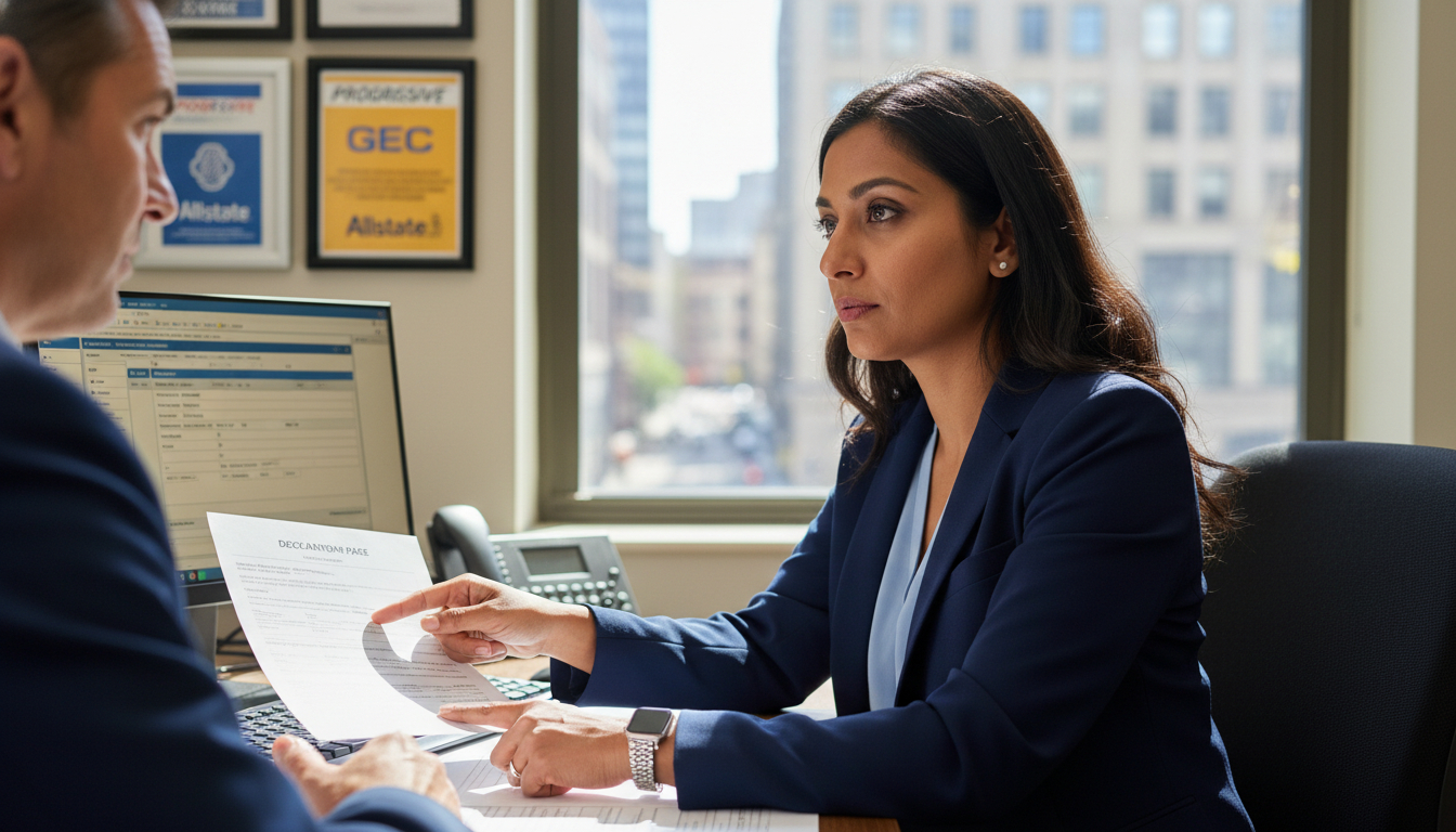 A step-down provision is usually printed in the policy's definitions and liability sections, not flagged on the declarations page where most drivers look.