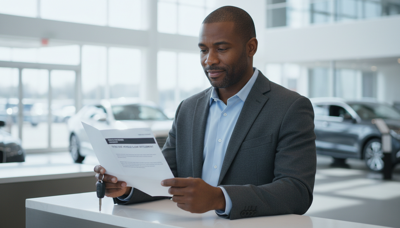 A total-loss check reflects the car's depreciated value on the day of the crash, not what a replacement costs today.