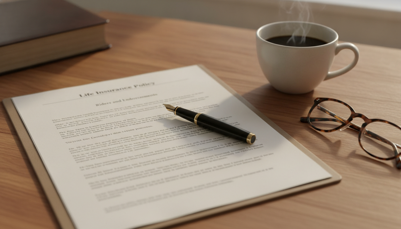 The guaranteed insurability rider is a single line in the endorsements section, easy to skip and expensive to be without.
