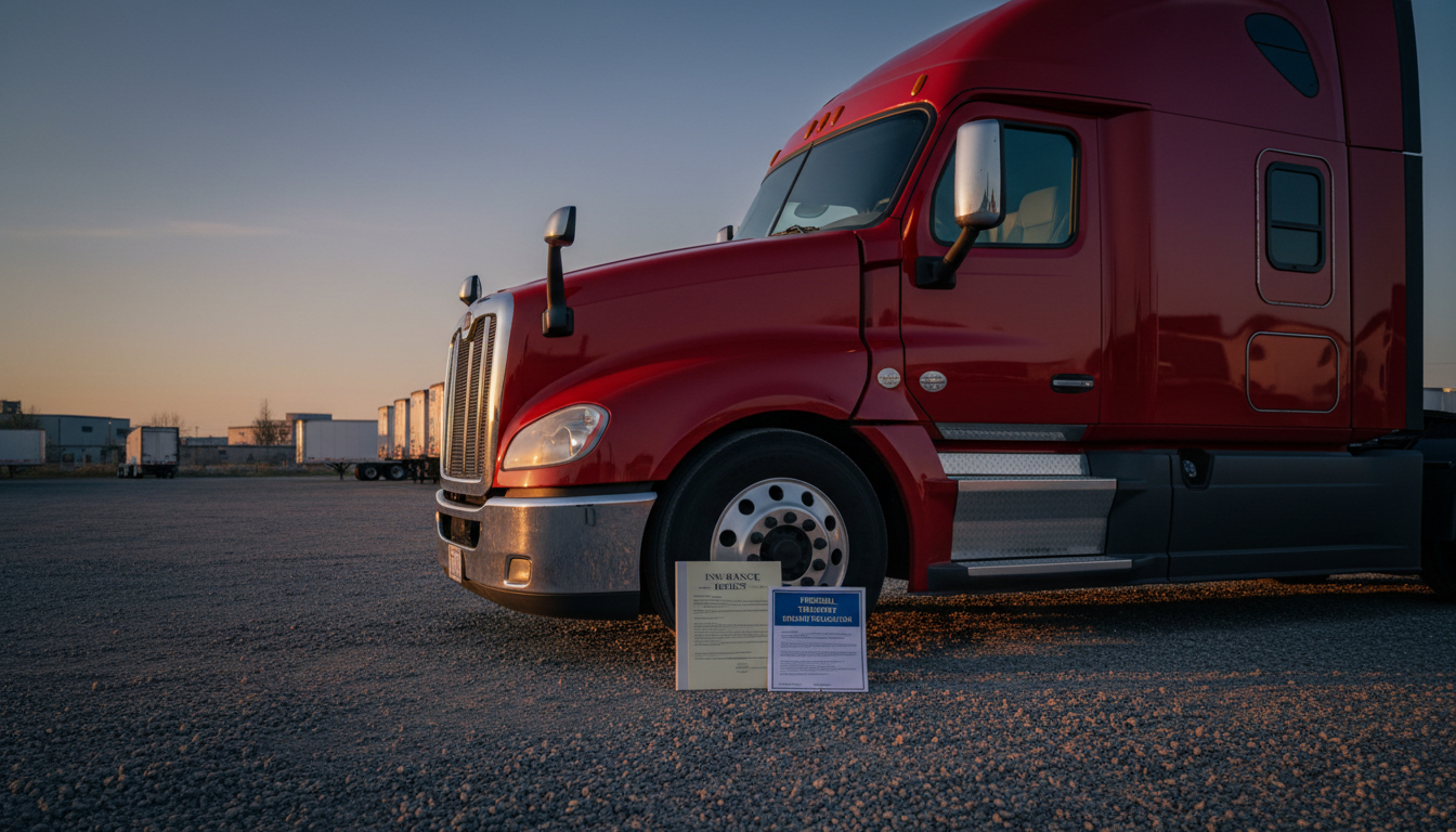 The federal endorsement rides on the trucking liability policy, but it protects the public first and the carrier last.