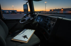 A Truck Crash Left an Injured Driver With a $600,000 Judgment. Ray’s Insurer Paid It – Then Sent Ray the Bill. Concrete still-life illustrating the article topic.