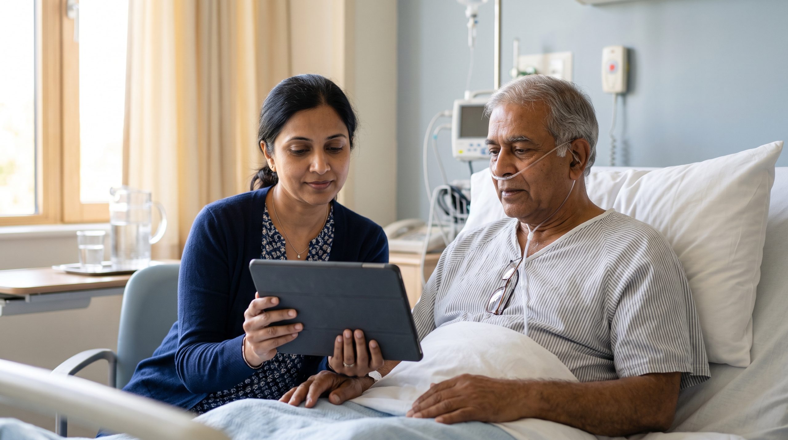 A second hospital stay months after the first meant a second Part A deductible, and reviewing Medigap options together was what closed the gap going forward.