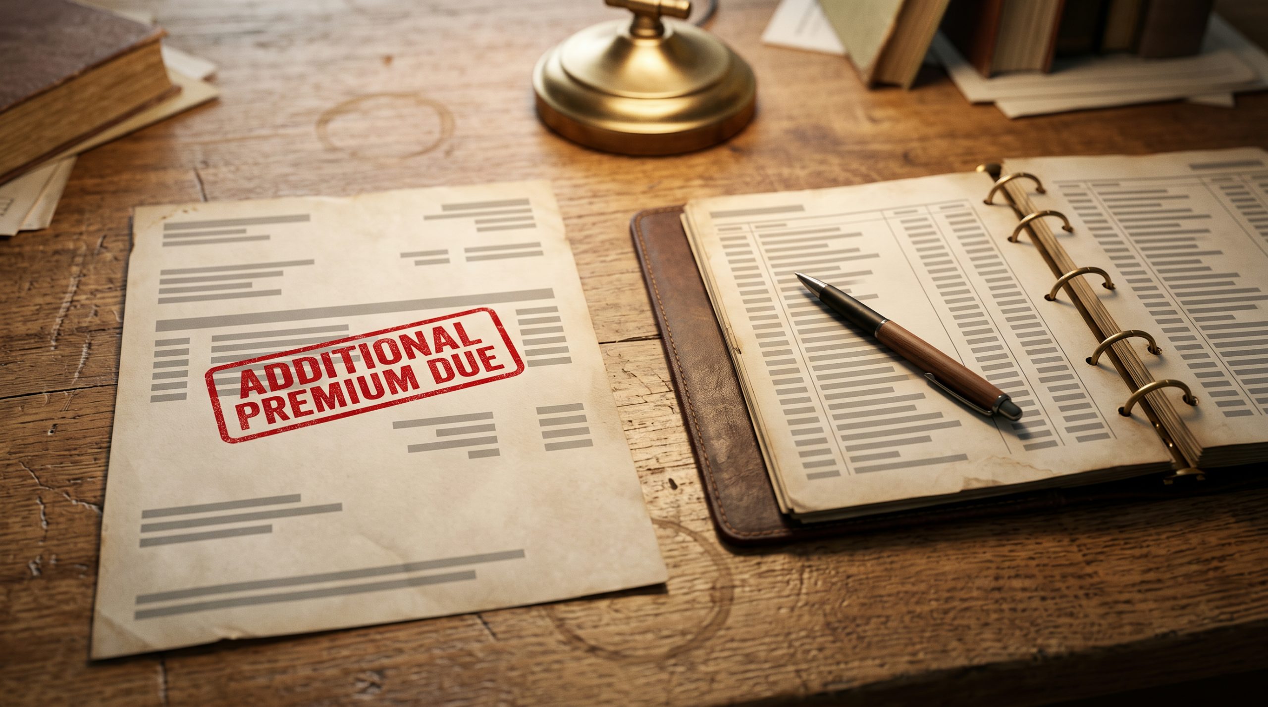 The stamp marks the moment estimated payroll, the number that set the original premium, gets replaced by audited payroll, the number your own records actually support.