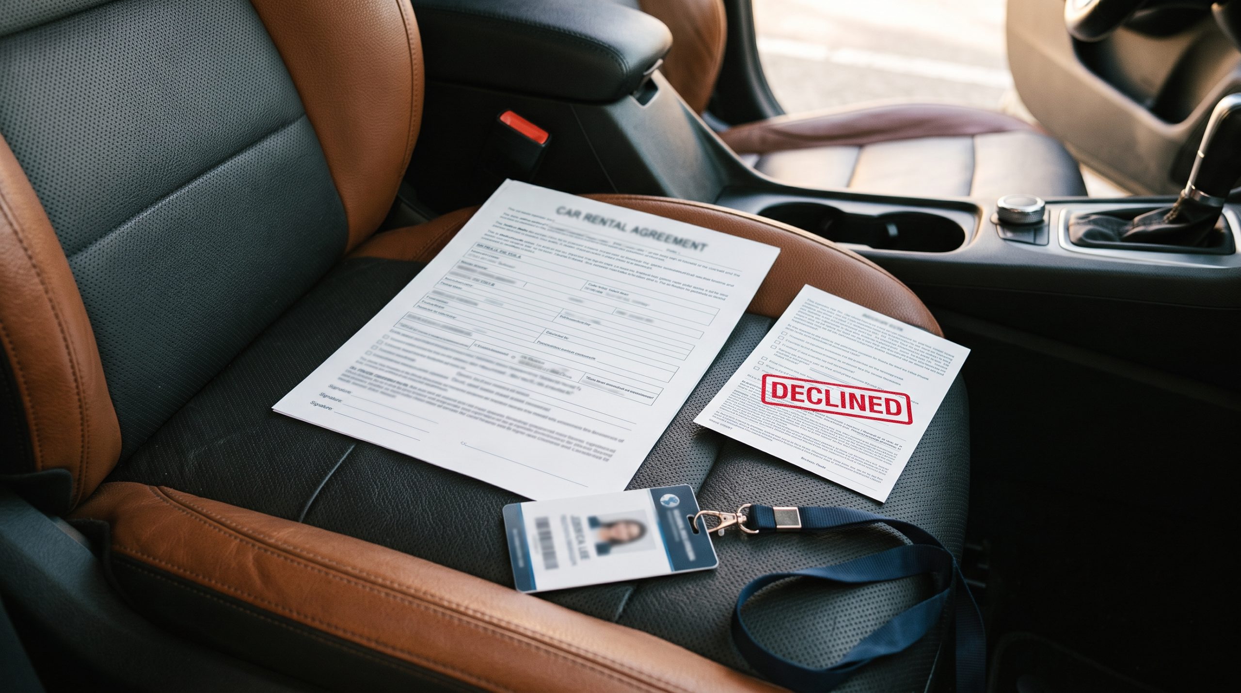 A rental car signed for in an employee's own name does not automatically become a covered auto on the company's commercial policy.